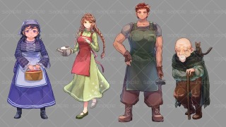 キャラクターイラストサンプル