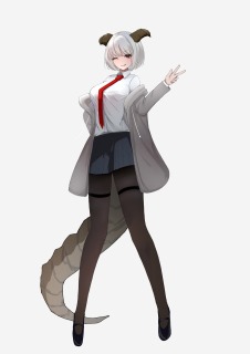 銀髪ドラゴンjk