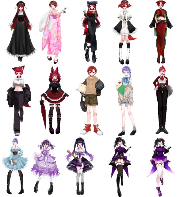 IRIAM対応立ち絵