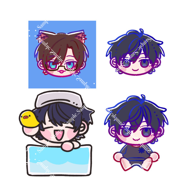 配信者さまアイコン・素材制作