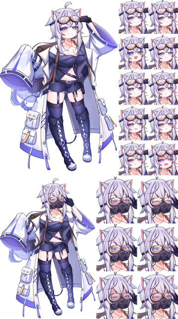 全身 立ち絵 sample