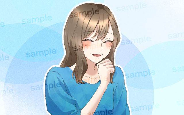 胸上イラストサンプル２