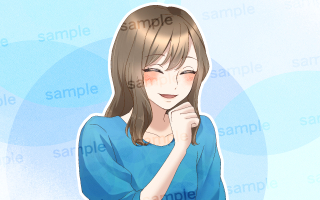 胸上イラストサンプル２