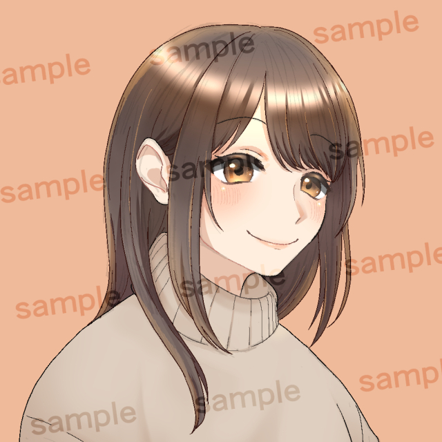 胸上イラストサンプル４