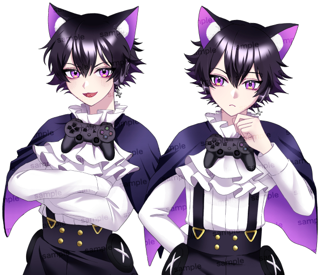 腰上イラストサンプル