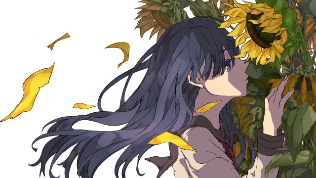 ノベルゲーム「ぱりん、フラクタル 春」ティザーイラスト