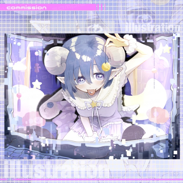 【commission】安眠ねむ様_オリジナル楽曲用イラスト