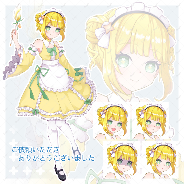 【立ち絵】ご依頼イラストサンプル