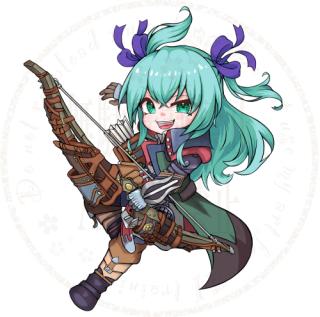 ハンター風ミニキャラ　実績イラスト