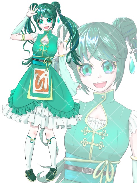 IRIAM用立ち絵サンプル