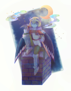 キャラデザ＋ビネットイラスト