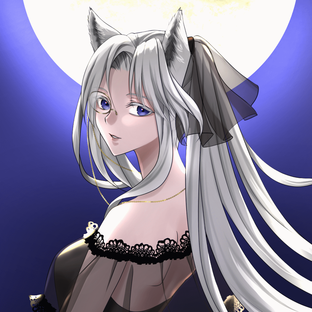 振り向く黒ドレスの女性