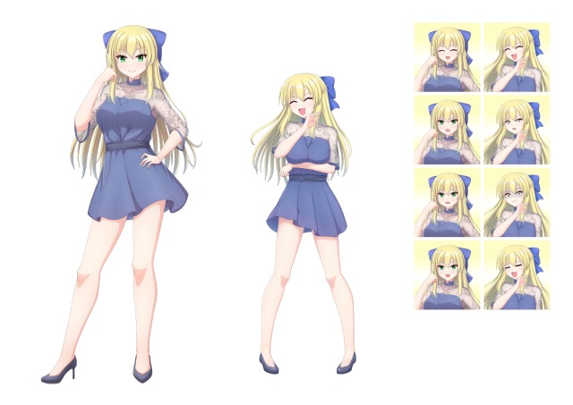 オリジナルキャラ　立ち絵