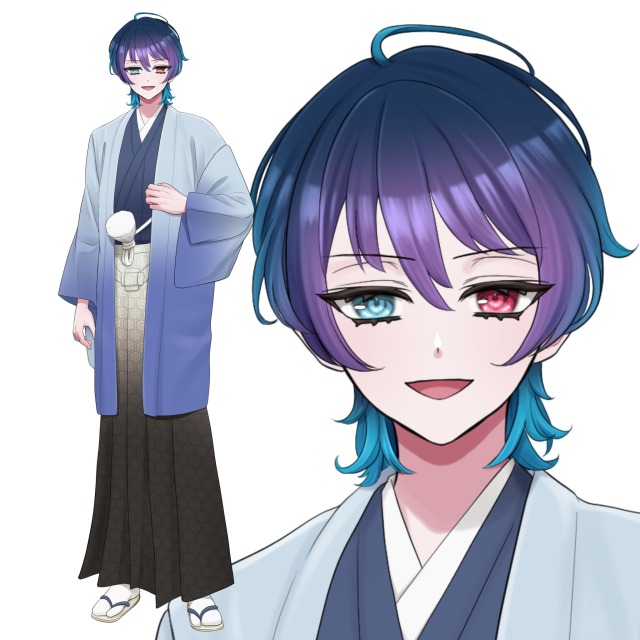 IRIAM対応男性和服立ち絵