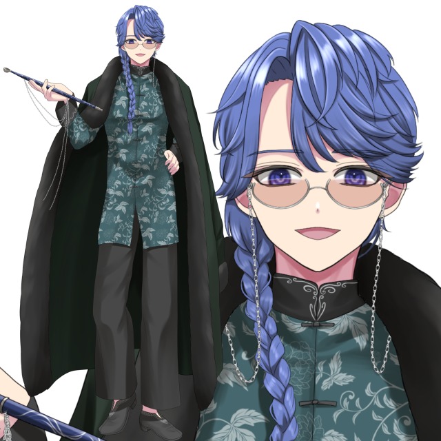 IRIAM立ち絵チャイナ男性