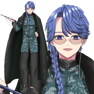 IRIAM立ち絵チャイナ男性