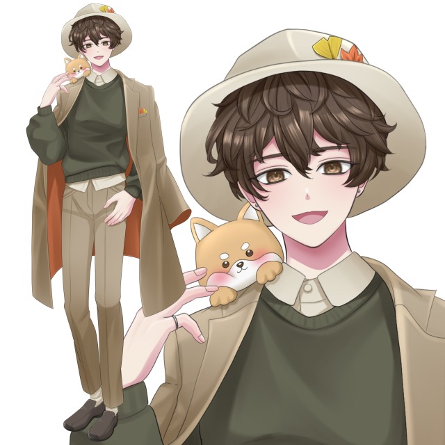 IRIAM立ち絵ペット有男性