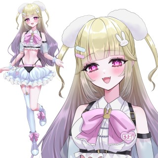 IRIAM立ち絵ハート目女性