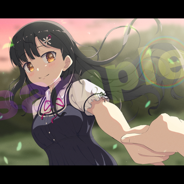 手を引っ張る彼女