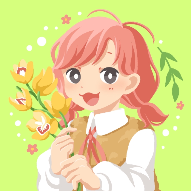 [アイコン用]正方形イラストサンプル