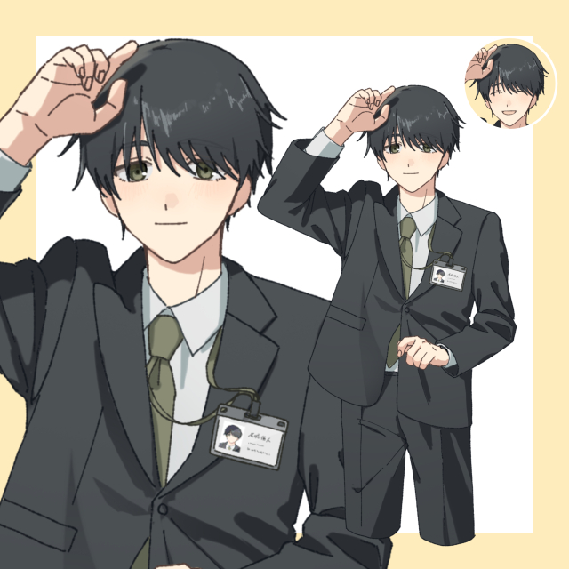 TRPG立ち絵(膝上)