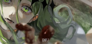 バストアップ＋背景あり