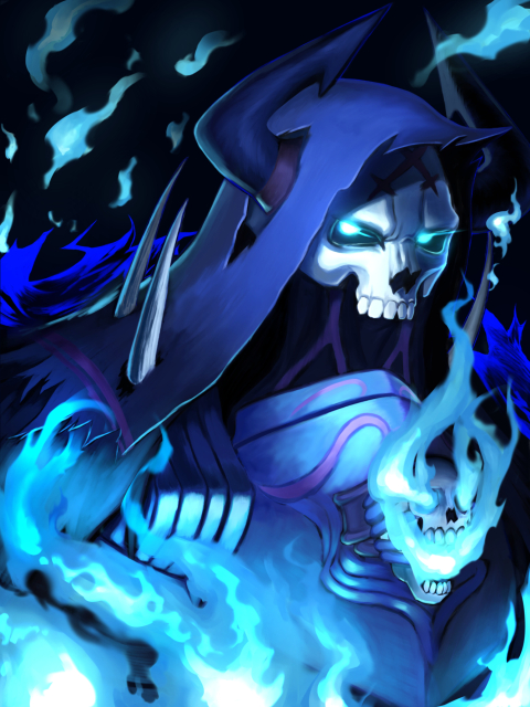 ドクロ顔(FGO/山の翁)