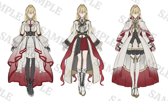 キャラクターデザインラフ