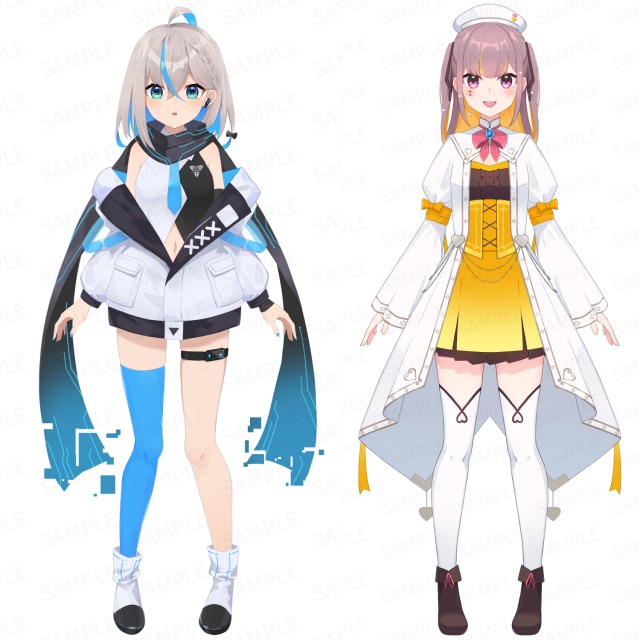 Live2D用パーツ分けイラスト