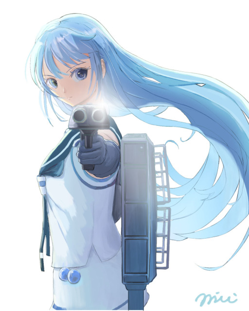 二次創作　艦隊これくしょんファンイラスト　駆逐艦五月雨