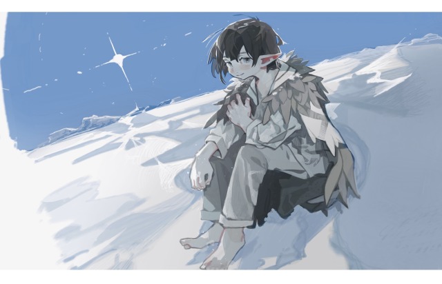 雪原のエルフくん