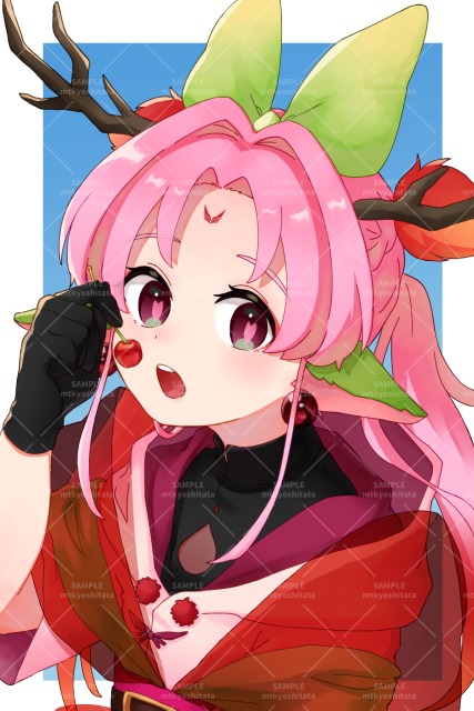 人物イラスト(バストアップ)サンプル