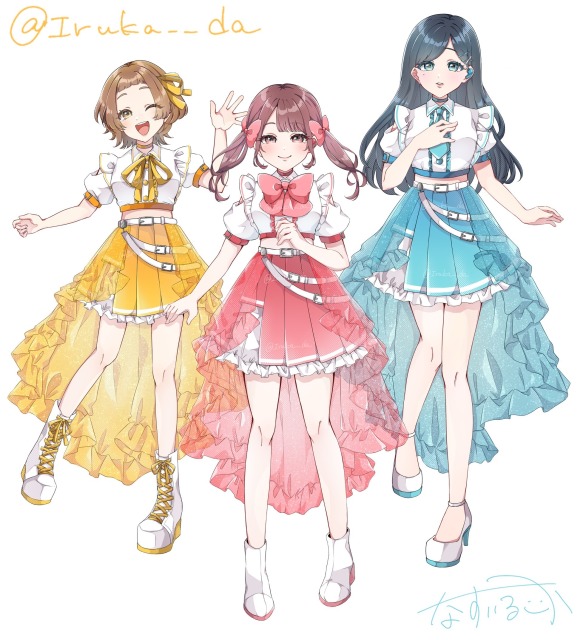 等身イラスト（ポーズ有り）