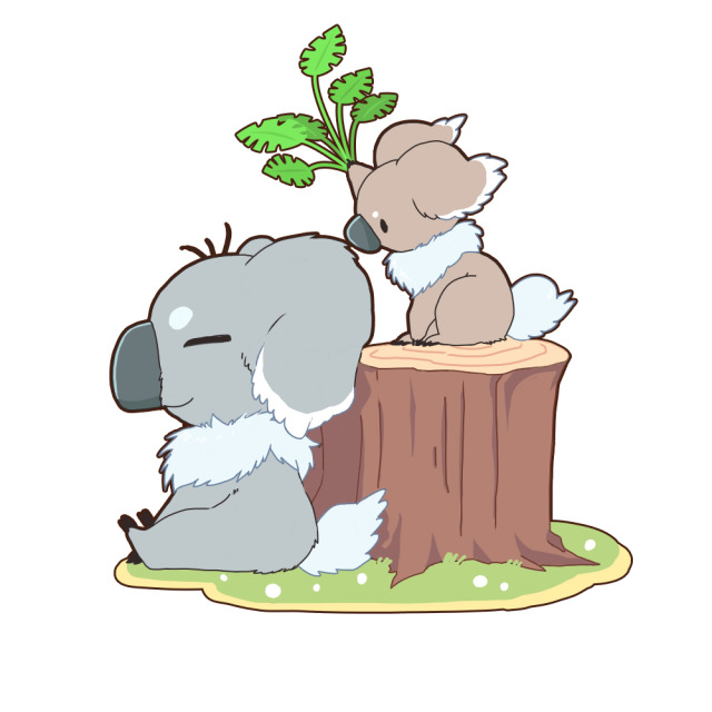 コアラの親子