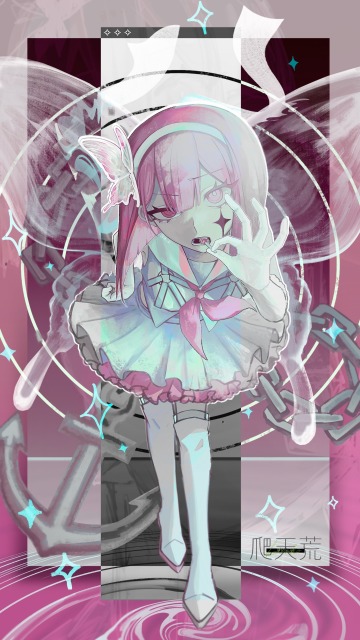 自創作イラスト『指針』