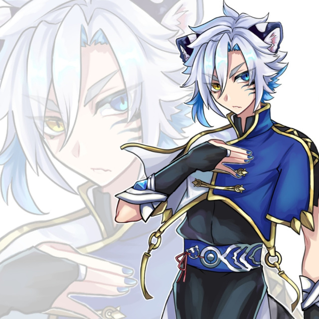 【立ち絵】創作(白虎/虎珀)