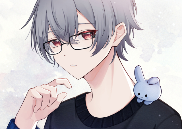 人物１人　バストアップ