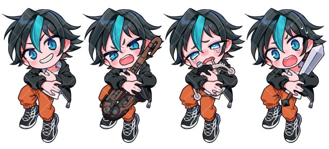 デフォルメイラストサンプル