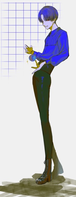 個人的に描いたもの（立ち絵）