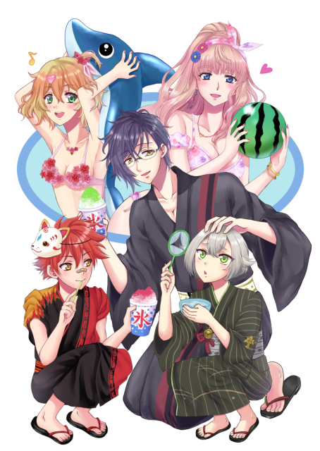 アニメディア2021年9月号扉絵