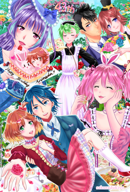 マクロス&Delta;メンバーのガーデンパーティー