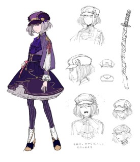 オリジナルキャラクター作画資料