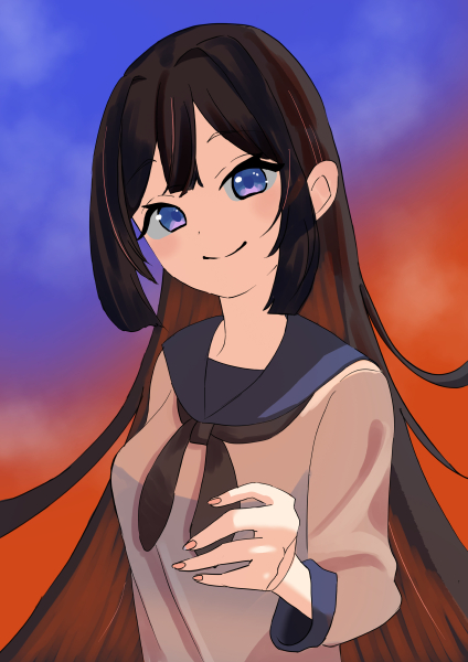 女の子描きます！