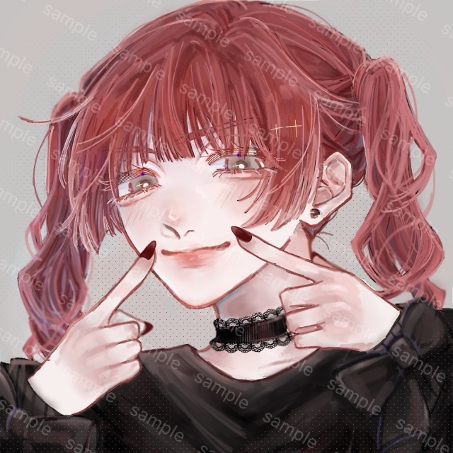 アイコン（フルカラー）/モノクロ/背景＋全身