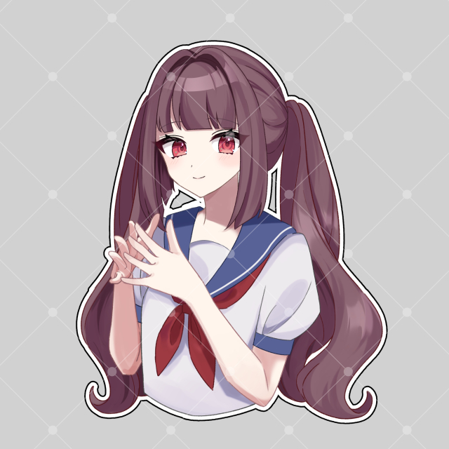 バストアップイラストサンプル