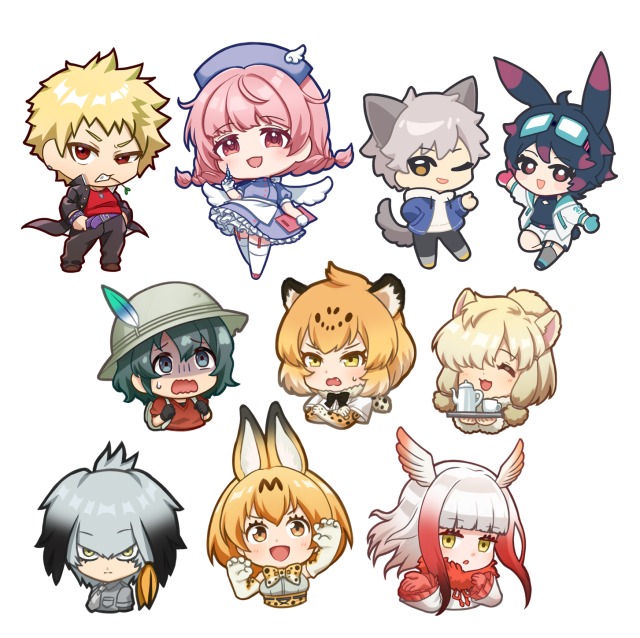 SDキャラ2頭身サンプル