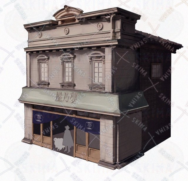 背景イラストサンプル(外観)