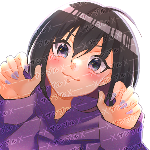 SNSアイコンイラスト　サンプル1