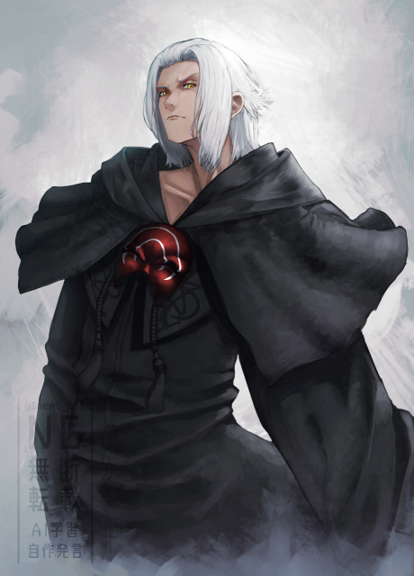 二次創作　厚塗り一枚絵