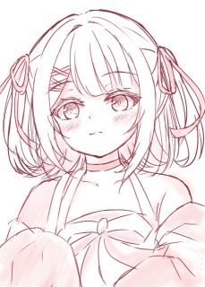 ラフ＋簡易影入れ